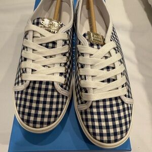 Jack Rogers Blue Gingham Sneakers